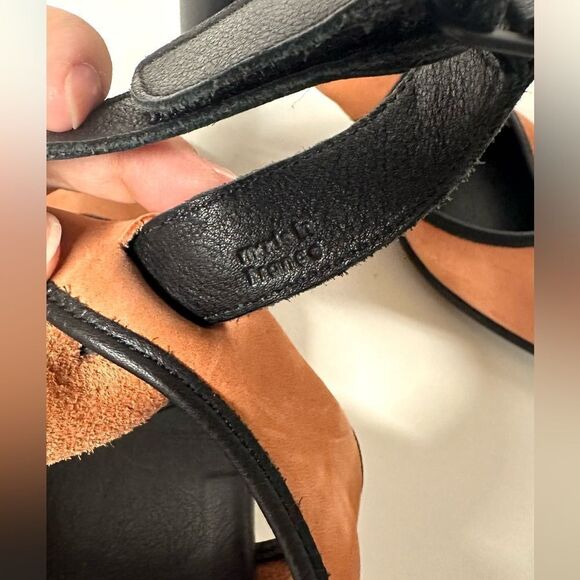 Arche Womens Leiga Heeled Slingback Sandal Coral Peach Size 38 - Picture 4 of 8